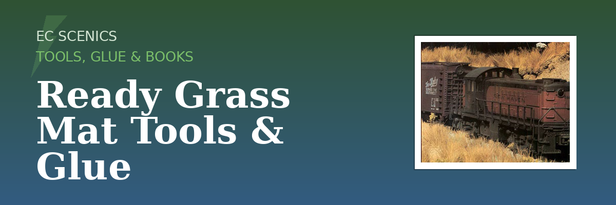 Woodland Scenics - Ready Grass Mat Tools & Glue