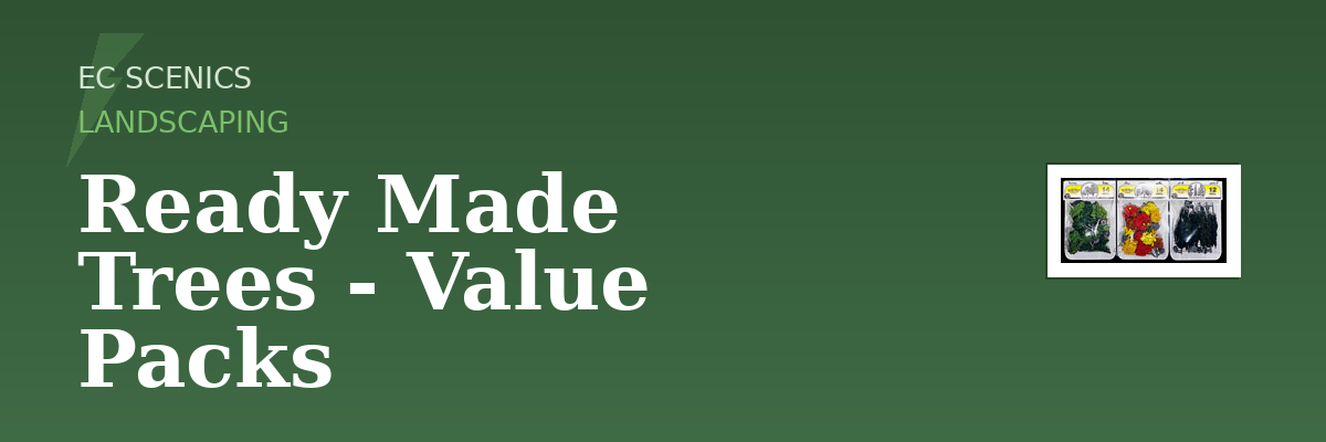 Woodland Scenics - Ready Made Trees - Value Packs