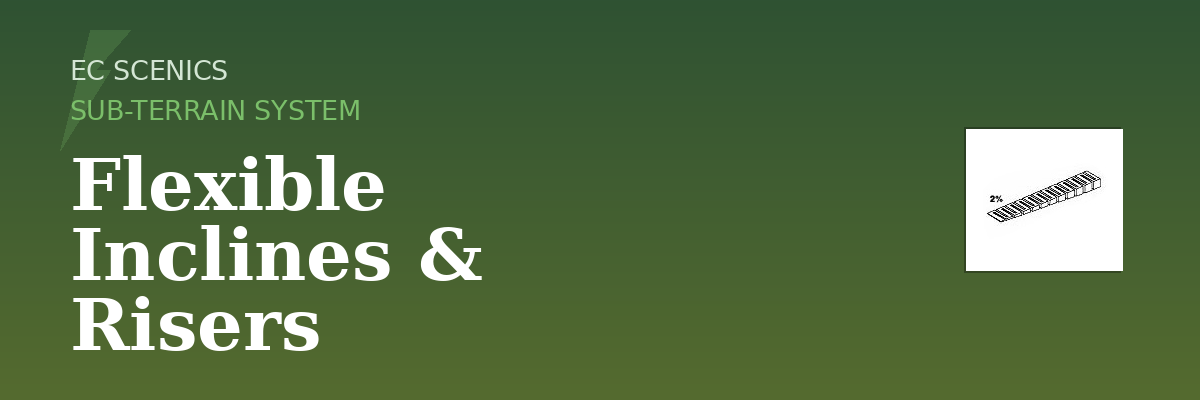 Woodland Scenics - Flexible Inclines & Risers