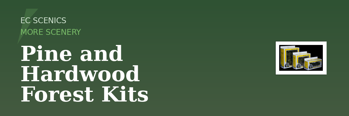 Woodland Scenics - Pine and Hardwood Forest Kits