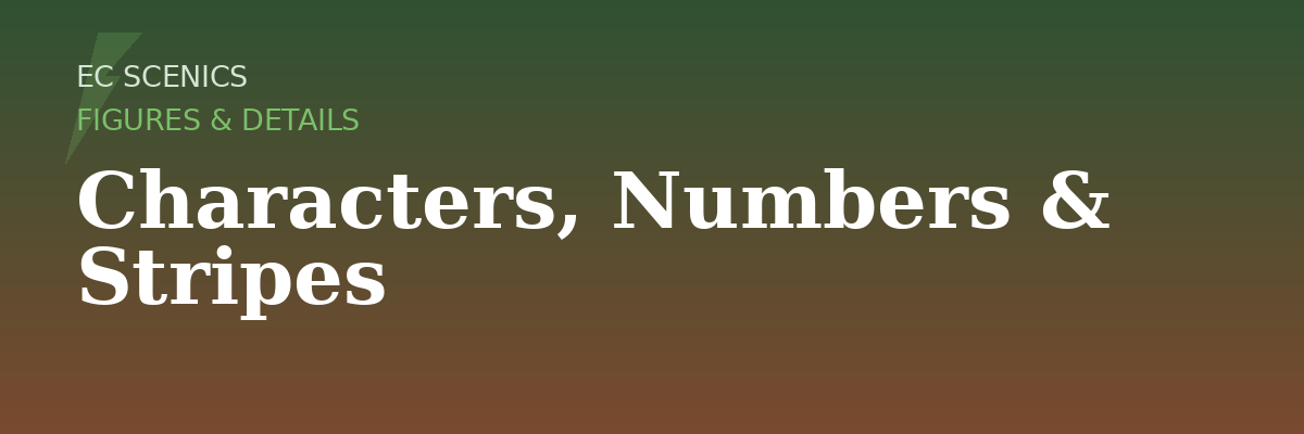 Characters, Numbers & Stripes
