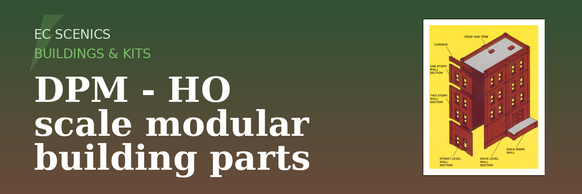 DPM - HO scale modular building parts