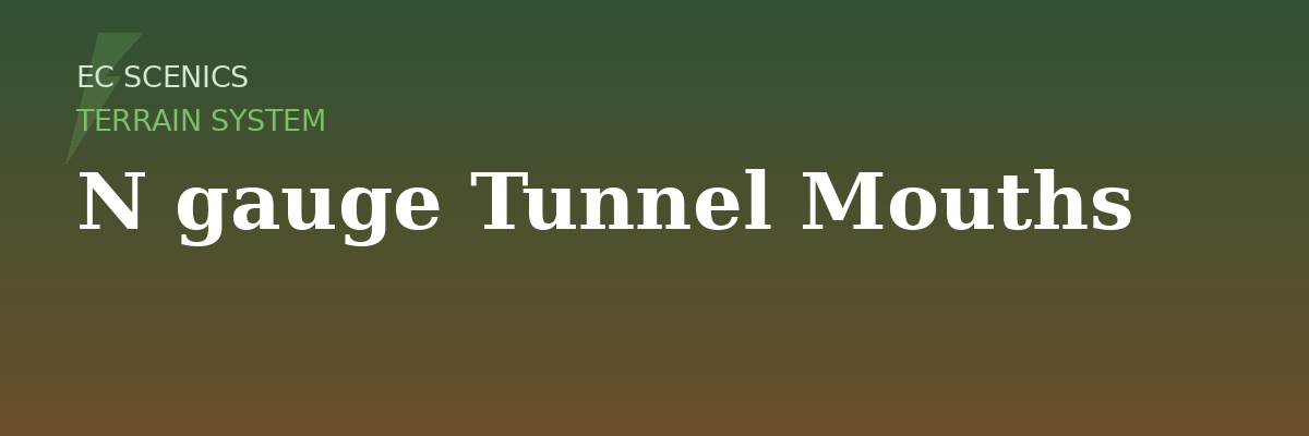 N gauge Tunnel Mouths
