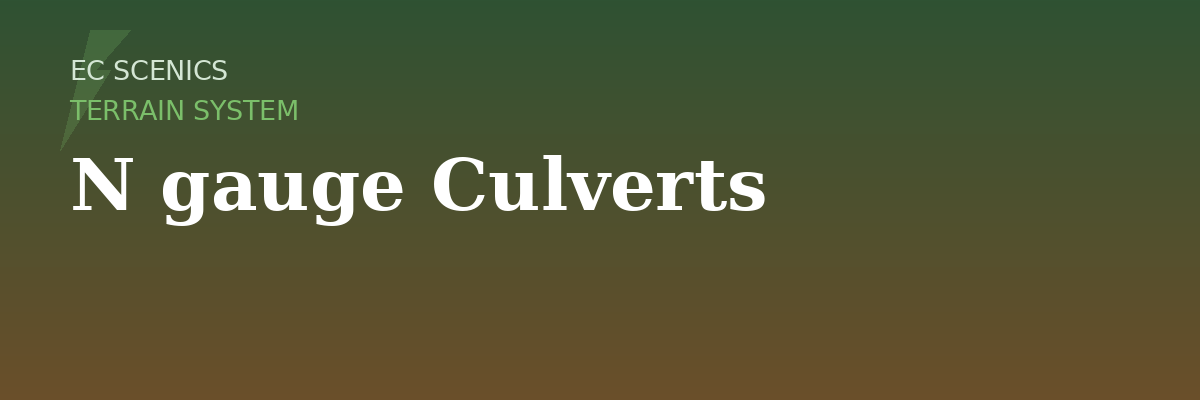 N gauge Culverts